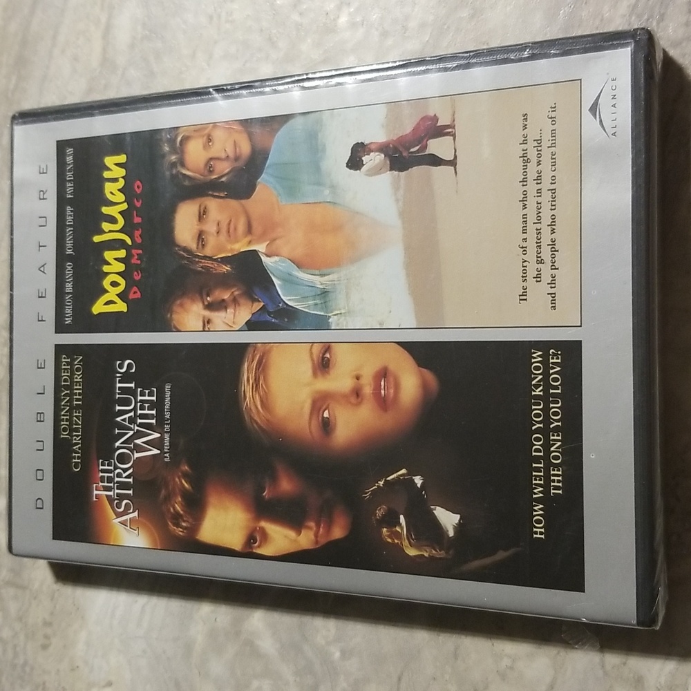 Sealed Johnny Depp double feature dvds